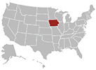 Iowa map