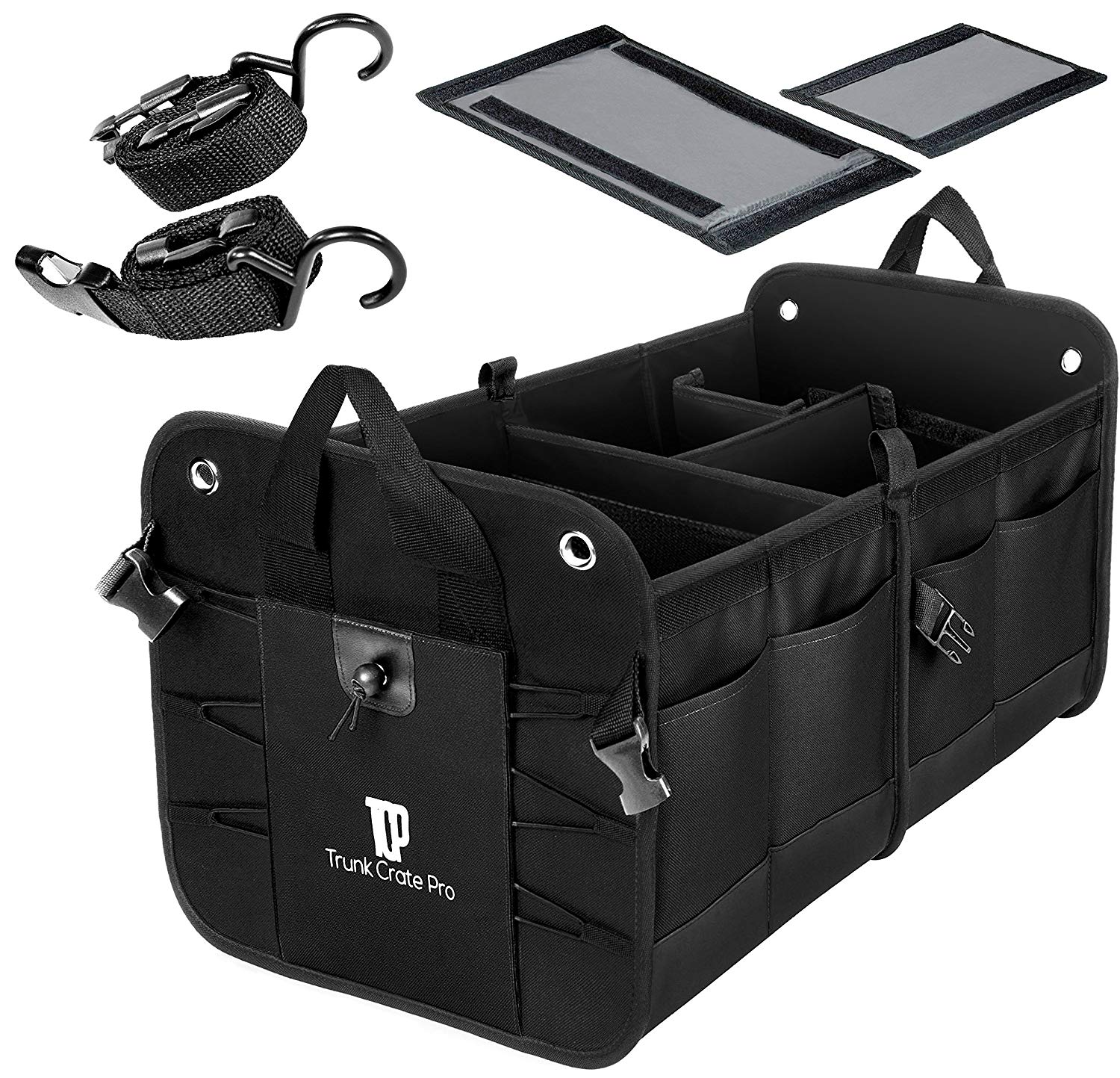 Trunkcratepro Collapsible Portable Multi Compartments Trunk Organizer