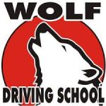 Wolf Driving School logo